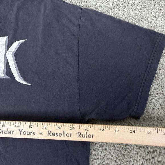 Guitar Hero Shirt Mens Large Black Rock Meter I Rock Graphic Video Game Hanes - Picture 9 of 10